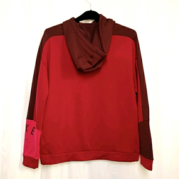 Nike Dri-Fit Color Block 1/4  Zip Fleece Hoodie Medium - Picture 2 of 8